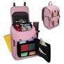 ENHANCE Mid-Size Pink Trading Card Storage Box Backpack for Playing Card Case